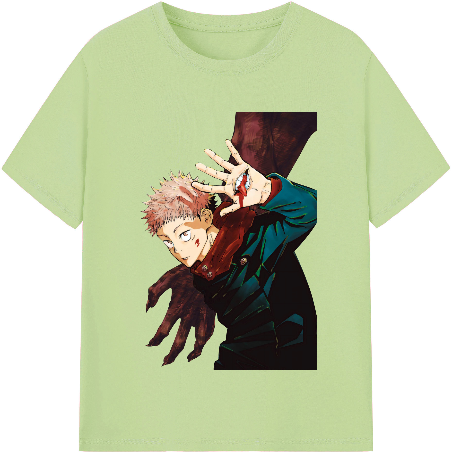 （画像用） 呪術廻戦 Jujutsu Kaisen 綿100％半袖Tシャツ（フロントプリント）